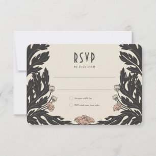 Carte RSVP Art Vintage