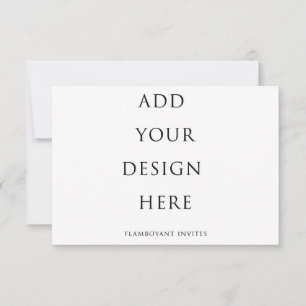 Carte RSVP/boîtier 5 po x 3,5 po