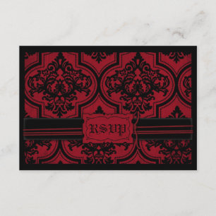 Carte RSVP C de la mariée Vampire