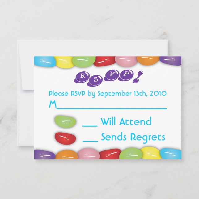 Carte RSVP Candy (Devant)