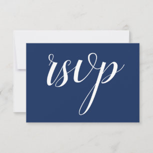 Carte "rsvp" classique, nostalgique et Vintage