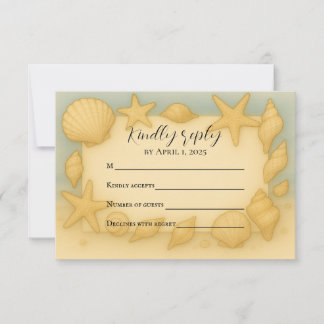 Carte RSVP Coques Balnéaires