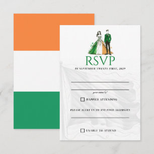 Carte RSVP Couple Irlande
