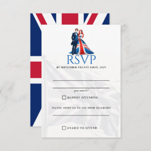 Carte RSVP Couple UK
