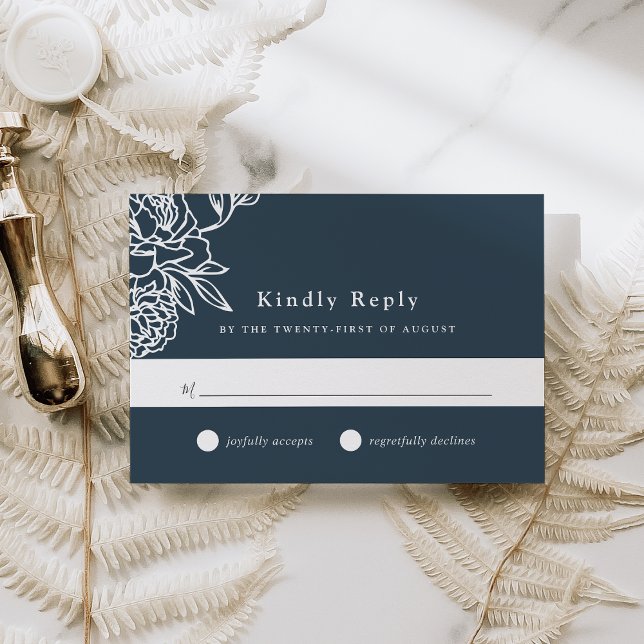 Carte RSVP de jardin secret (Créateur téléchargé)