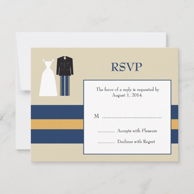 Carte RSVP de l'armée (Devant)