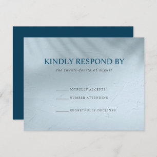 Carte RSVP d'eau et de glace élémentaire