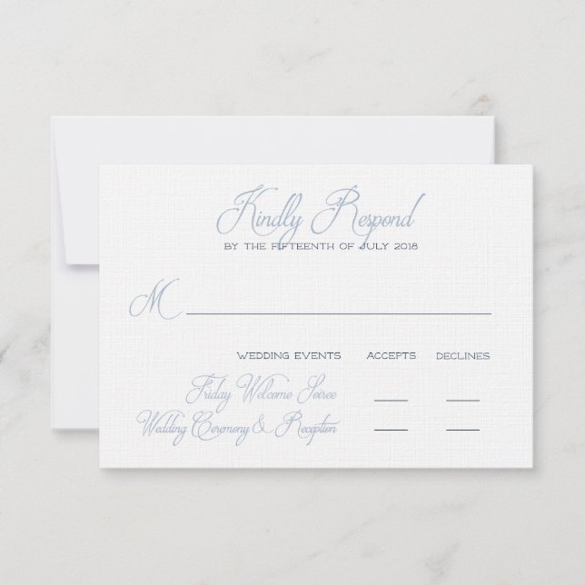 Carte RSVP finale pour Jessie (Devant)