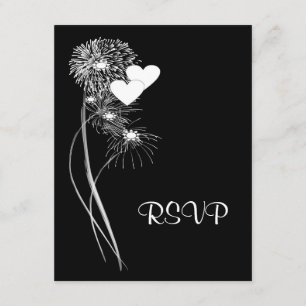 Carte RSVP Fireworks
