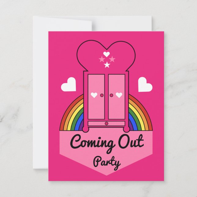 Carte RSVP Gay Party (Devant)