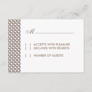 Carte RSVP Glamor vintage