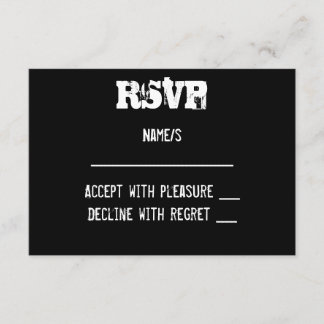 Carte RSVP Graffiti Urbain