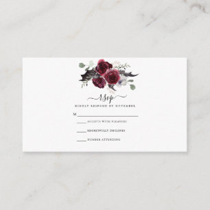 Carte RSVP Halloween