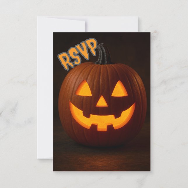 Carte RSVP Halloween (Devant)