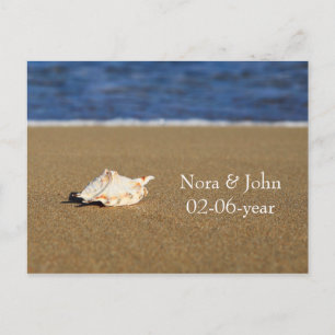 carte rsvp mariage plage