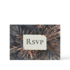 Carte RSVP Mariage Sombre et Sombre