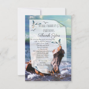 Carte RSVP pour Merci d'alimentation en eau élémen