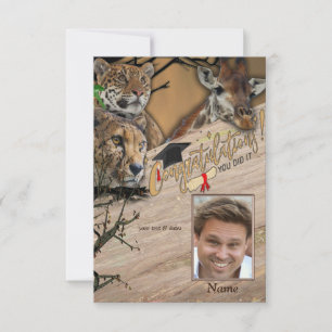 Carte RSVP Safari Outdoor