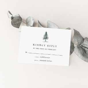 Carte RSVP Timber Grove