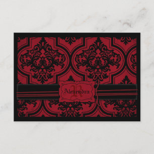 Carte RSVP Vampire Anniversaire
