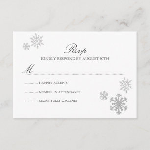 Carte RSVP Winter Wonderland