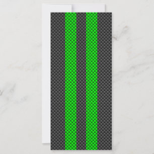 Carte Ruban de course électrique vert carbone