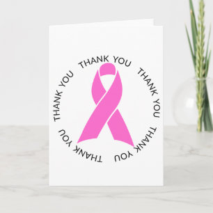 Carte Ruban de sensibilisation au cancer du sein rose Me