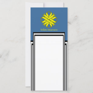 Carte Ruban de trèfle jaune par Kenneth Yoncich