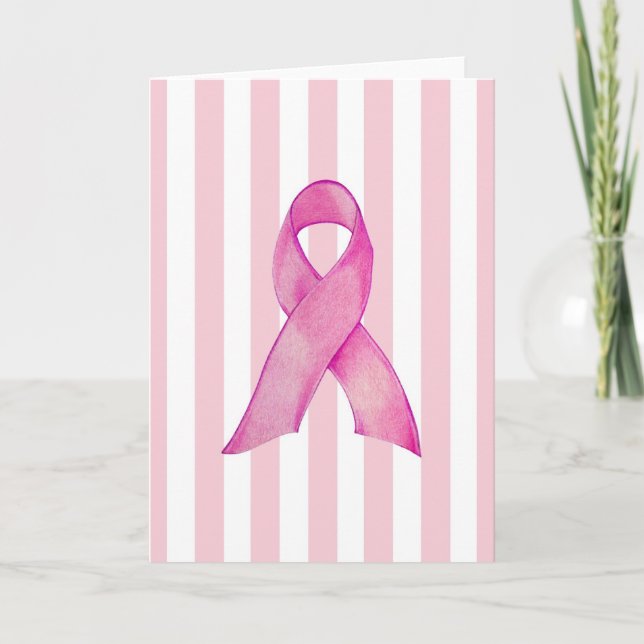 Carte Ruban rose (Devant)