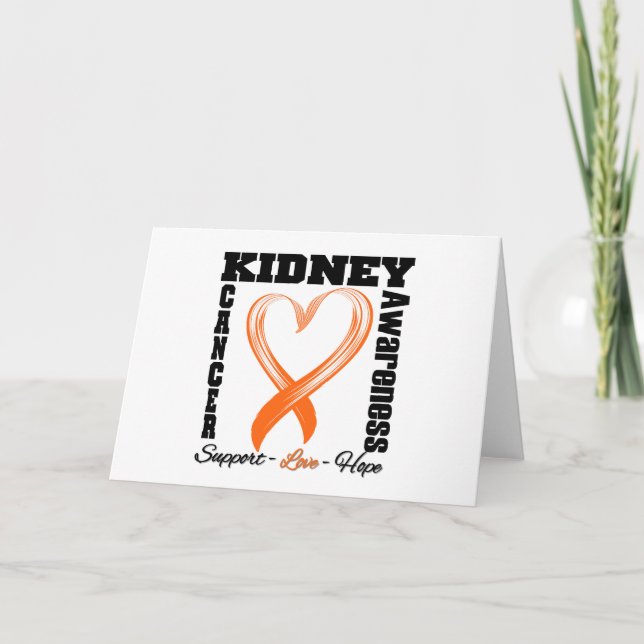 Carte Ruban v1 de coeur balayé par conscience de Cancer (Devant)