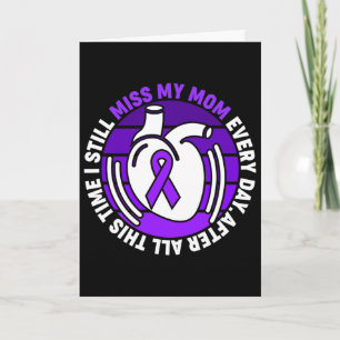 Carte Ruban Violet Sensibilisation au Surdosage Manque M