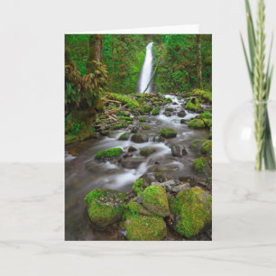 Carte Ruckel Creek Falls, Gorge du Columbia Oregon