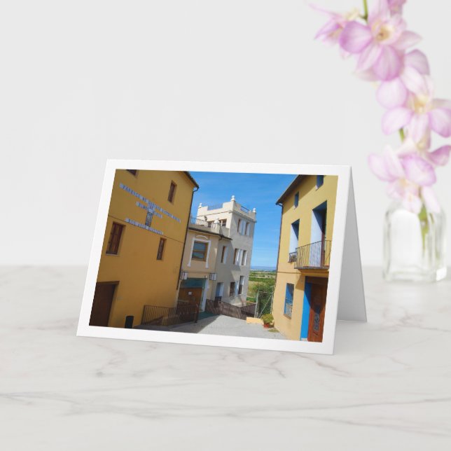 Carte Rue de Riba-roja de Túria, ville espagnole (Orchidée)