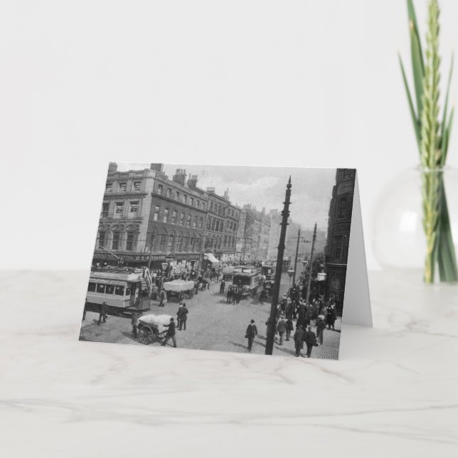 Carte Rue du marché, Manchester, c.1910 (Devant)