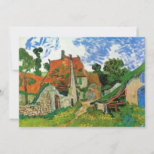 Carte Rue du village par Vincent van Gogh