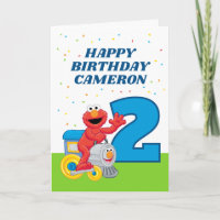 Rue Sésame Elmo Chugga Chugga Deux Deux Anniversai