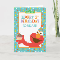 Rue Sésame | Elmo - Cupcake & Confetti Anniversair