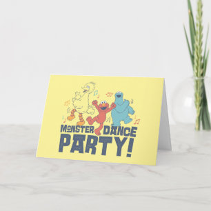 Carte Rue Sésame   Monster Dance Party