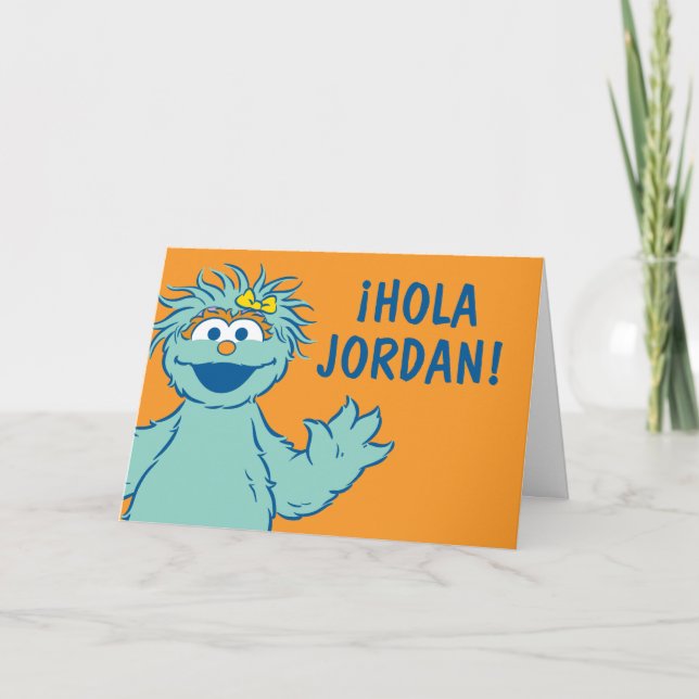 Carte Rue Sésame | Rosita personnalisée (Devant)