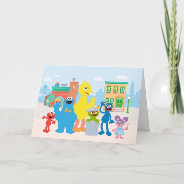 Carte Rue Sésame | Scène de quartier (Devant)