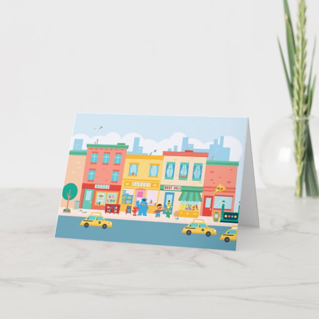 Carte Rue Sésame | Scène de rue Sésame (Devant)