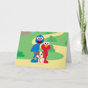 Carte Rue Sésame   Tango Avec Grover & Elmo