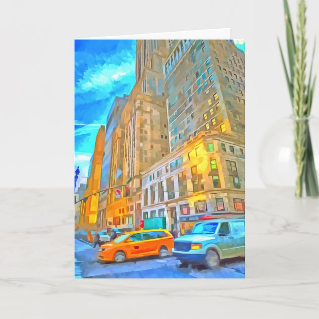 Carte Rues De New York Pop Art (Devant)
