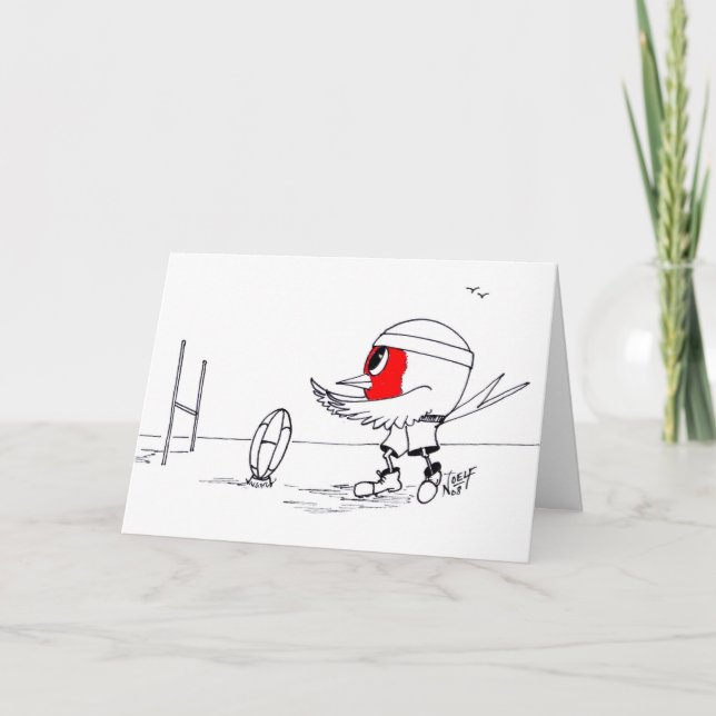 Carte Rugby Robin (Devant)
