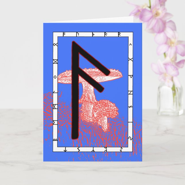 Carte Rune Ansuz - Inspiration (Orchidée)