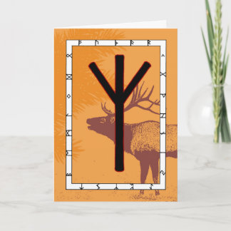 Carte Rune Elhaz - Protection