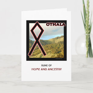 Carte Rune Othala - Accueil & Ancêtre - Midgard