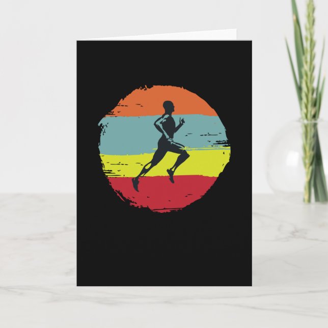 Carte Runner Run Jogger Jogging (Devant)