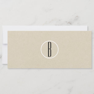 Carte Rustique Brown Kraft papier certificat cadeau d'en