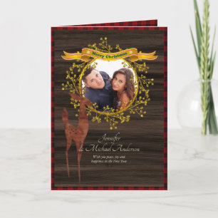 Carte Rustique Buffalo Plain PHOTO Moderne Branché STAG